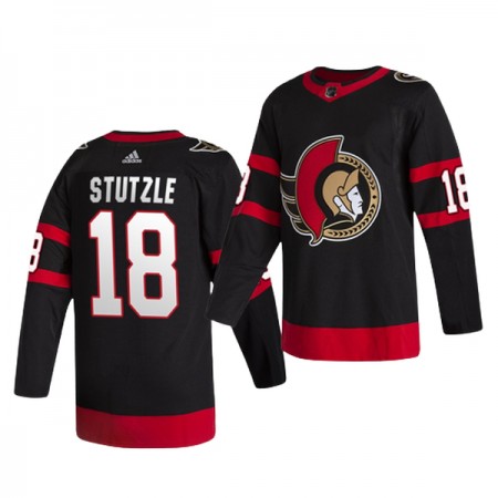 Dresovi Ottawa Senators Tim Stutzle 18 Adidas Crno Authentic - Muške